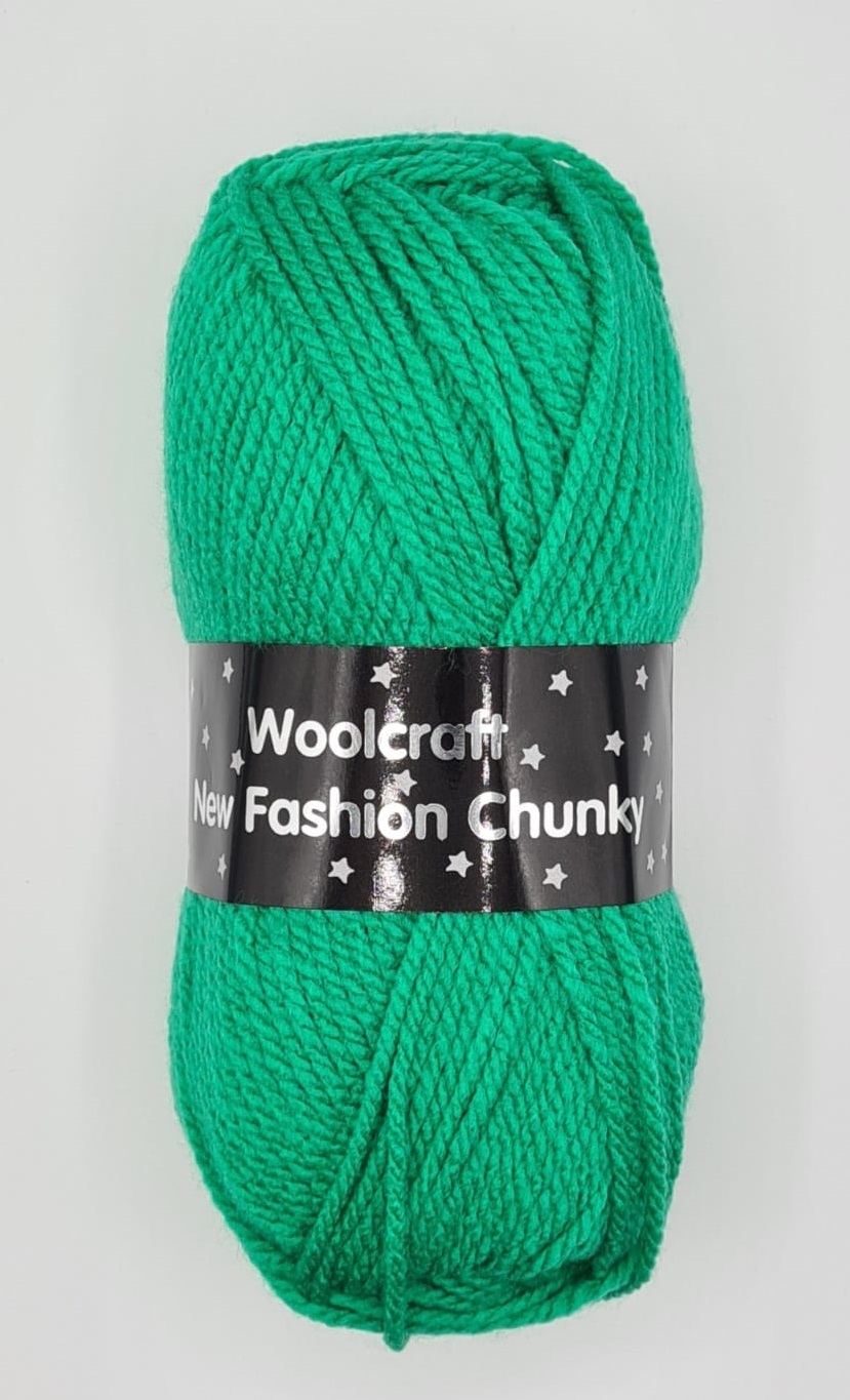New Fashion Chunky Yarn 10 x 100g Balls Island Green
